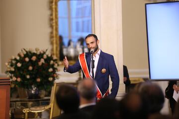 Los dos tenistas colombianos recibieron la Cruz de Boyacá, por parte de el presidente Iván Duque, tras ser campeones de Wimbledon.