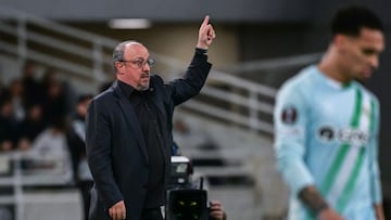 Benítez, en la ida.