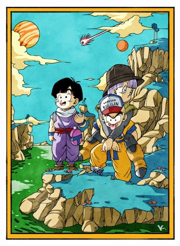 'Dragon Ball' por el ilustrador Kakeru