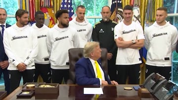 La inc¨®moda pregunta de Trump a los jugadores de Juventus sobre los transg¨¦nero