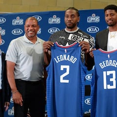 Kawhi y Paul George: una nueva oportunidad para Doc Rivers