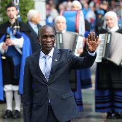 Kipchoge reparte felicidad