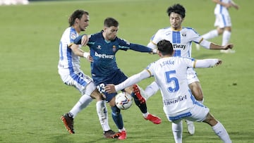 26/11/20 PARTIDO SEGUNDA DIVISION 
 LEGANES - ESPANYOL 
 IGNASI MIQUEL EMBARBA SHIBASAKI JONATHAN SILVA 