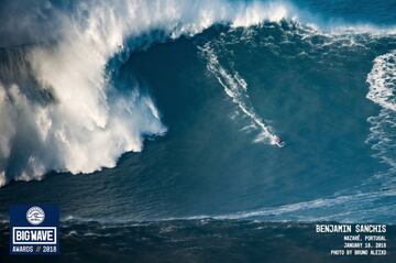 18 de enero del 2018 en Nazaré - WSL Big Wave Awards.