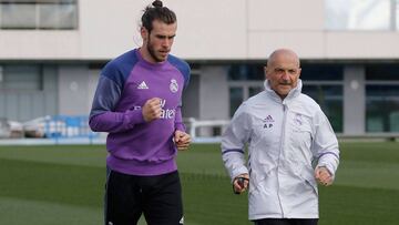 Modric se entrena con el grupo y Bale se ejercita al margen