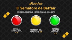 El Semáforo de Betfair: ACF Fiorentina vs. Real Betis - Conference League