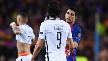 Luis Suárez y Cavani.