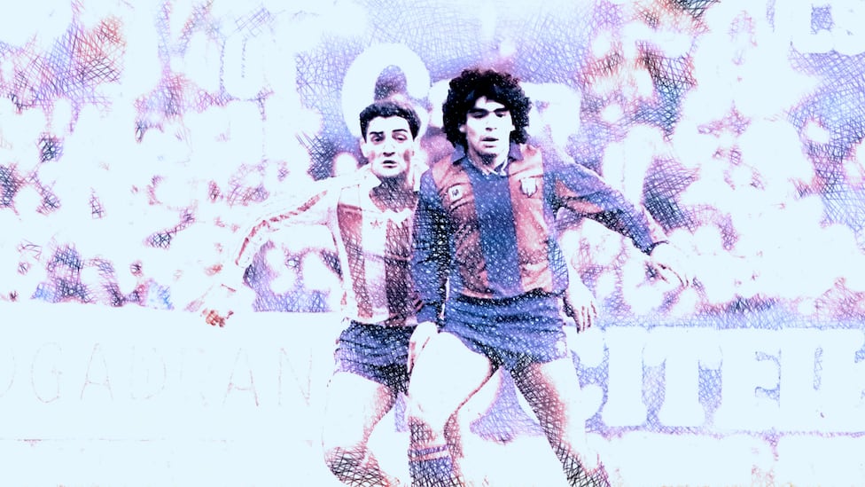 Yo jugué contra Maradona