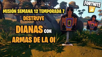 ¿Dónde y cómo destruir dianas con armas de la OI en Fortnite?