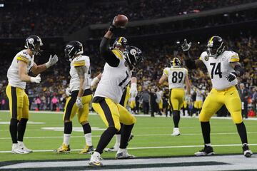 Pittsburgh Steelers dominan de principio a fin a unos heridos Houston Texans