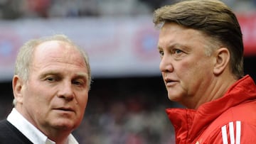 Uli Hoeness y Louis Van Gaal en una imagen de 2009.