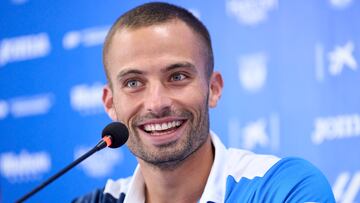 25/07/23 PRESENTACION DE FRANQUESA COMO NUEVO JUGADOR DEL CLUB DEPORTIVO LEGANES EN LA INSTALACION DEPORTIVA BUTARQUE