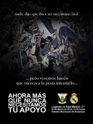 Los carteles del Leganés