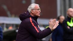 AS Roma Italian head coach Claudio Ranieri