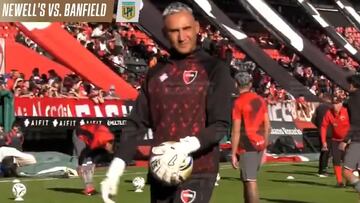 El incómodo momento de Keylor Navas con un fanático de Newell’s: “La con*** de tu hermana”
