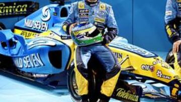 <b>NUEVO COMPAÑERO. </B>La puesta de largo del R25 ha servido también para presentar al nuevo compañero de Alonso, Giancarlo Fisichella.