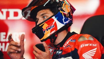 Luca Marini vuelve a subir a la Honda de MotoGP.