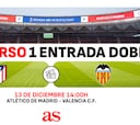 Gana entradas para el partido del Atlético de Madrid con el Valencia