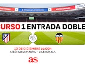 Gana entradas para el partido del Atlético de Madrid con el Valencia