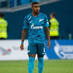 Malcom, víctima de una pancarta racista en su estreno con el Zenit