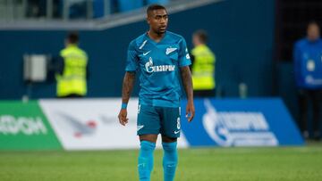 Malcom, en su estreno con el Zenit