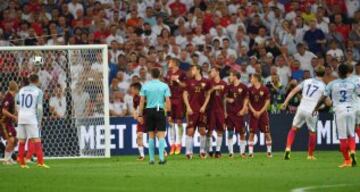 Gol 1-0 de Eric Dier de libre directo