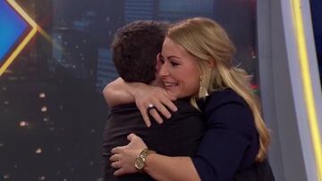 La emoción de Lydia Valentín al recibir su medalla en El Hormiguero