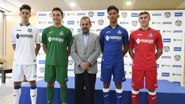 13/07/16 PRESENTACION NUEVA EQUIPACION CAMISETA DEL GETAFE PARA LA PROXIMA TEMPORADA 2016 - 2017