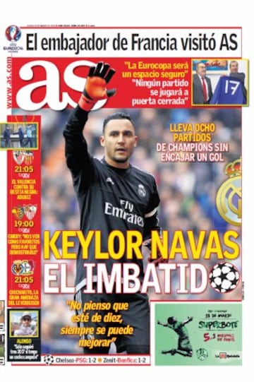 Las portadas de AS de marzo