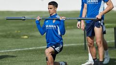 Sergio Bermejo, durante un entrenamiento.