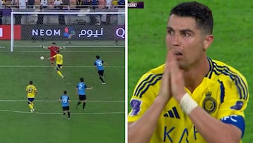 Cristiano Ronaldo’s shocking miss in final seconds sees Al Nassr eliminated from Asian Champions League
