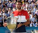 Cilic reina en Queen's ante un Djokovic que sigue en sequía