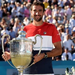 Cilic reina en Queen's ante un Djokovic que sigue en sequía