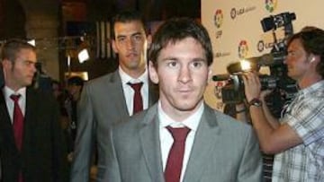 <strong>TRIUNFADOR.</strong> Leo Messi se ha llevado el premio al mejor delantero y al mejor jugador.