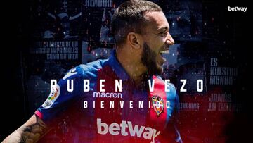 Rubén Vezo oficializado como nuevo jugador del Levante.