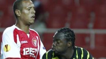 <b>EN EL AIRE. </b>Edel jugó en Sevilla y el club andaluz ha reclamado.