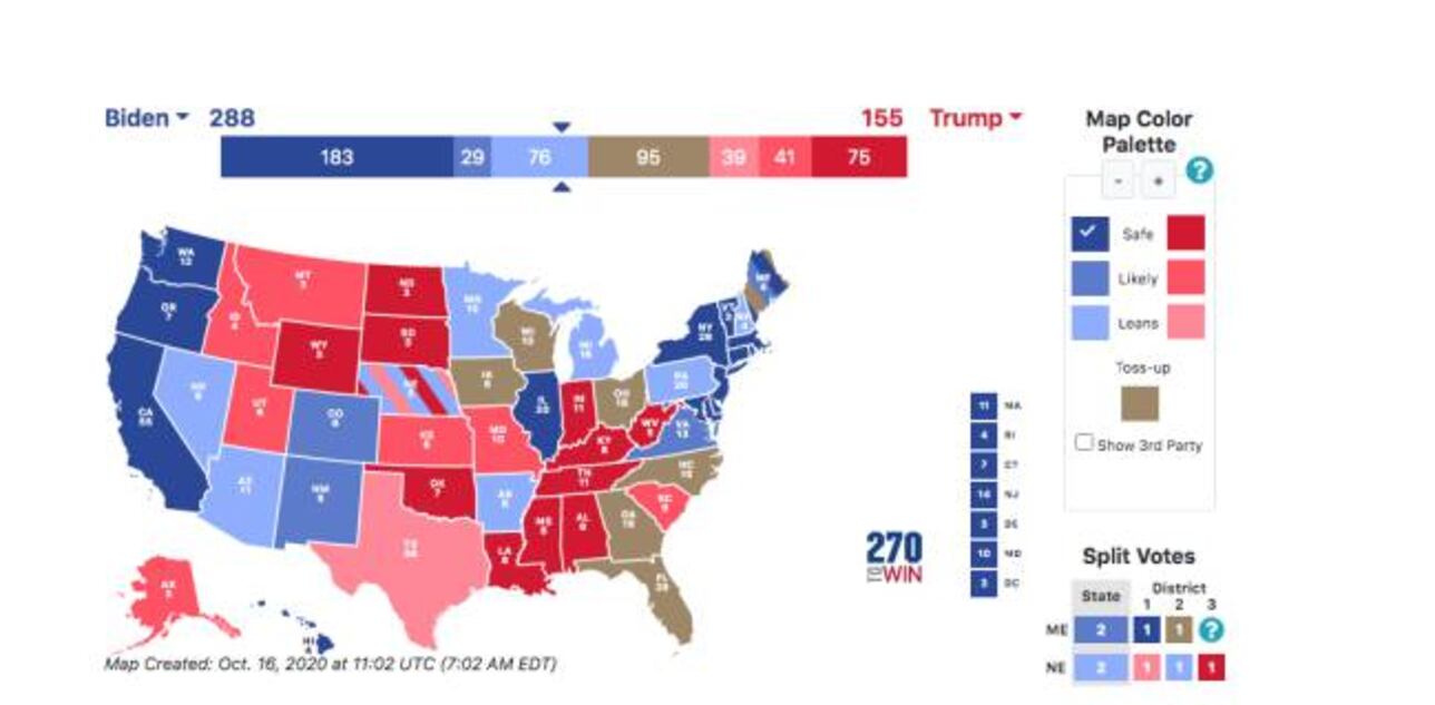 Electoral College map: what are swing states and how do they swing