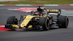 Carlos Sainz en su Renault. 