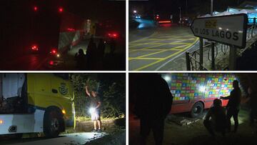 Nervios a flor de piel: el ascenso de madrugada a los Lagos para el montaje de meta