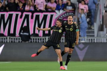 Los Angeles FC defender Aaron Long (33) celebrates 