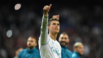 Cristiano celebra el pase a la final de la Champions.