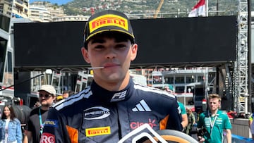 Montoya y su primer podio en F2.