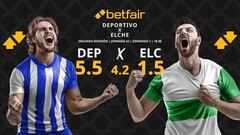 Deportivo de La Coruña vs. Elche CF: horario, dónde ver, pronósticos y clasificación