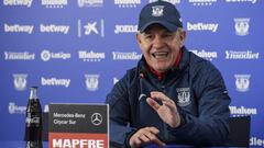 Javier Aguirre, en rueda de prensa.