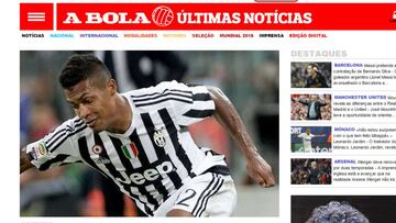 Alex Sandro, nuevo candidato para suplir a Coentrao.