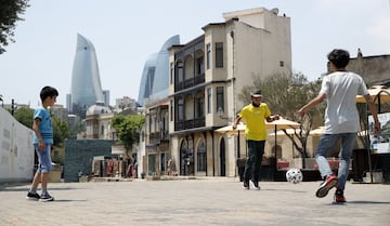 Bakú, preparada para su primer partido de la EURO