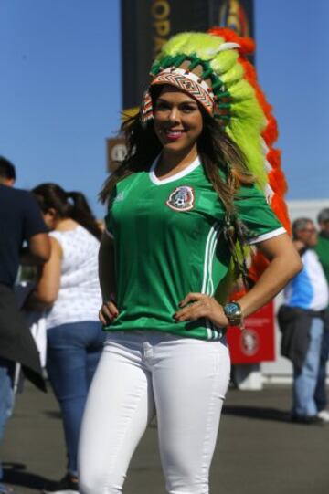 Belleza en la previa del duelo
de la Roja en Copa América