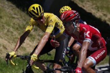 Chris Froome y Joaquim Rodriguez. 