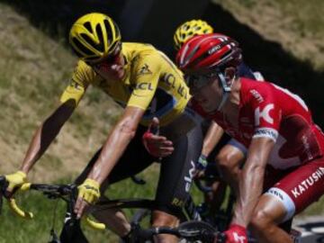 Chris Froome y Joaquim Rodriguez. 