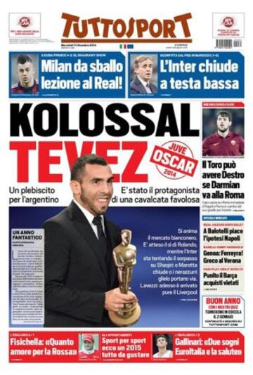 Portadas de la prensa deportiva